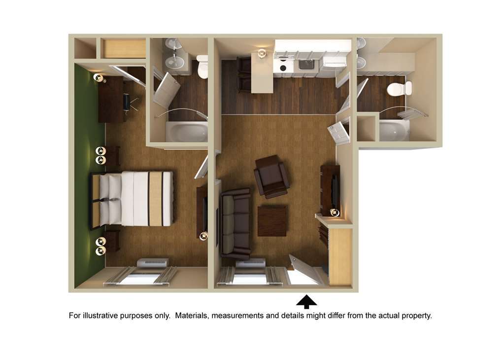 Extended Stay America Suites - Austin - Arboretum - South Habitación foto